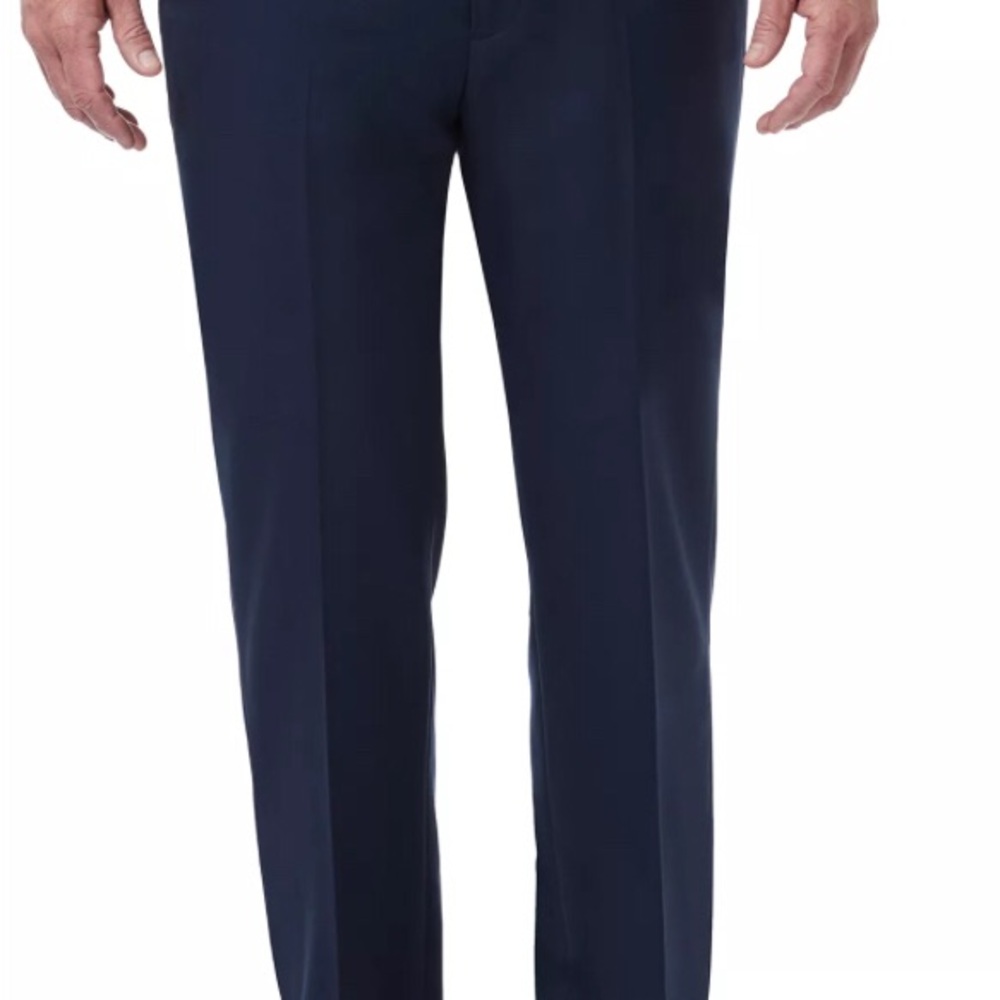 Haggar Men's Classic Navy Dress Pants - Picture 8 of 10